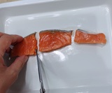 子供用は小さく切る