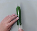 縦に2つ割りに切る