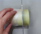 大根を切り出す