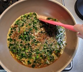 フライパンで加熱