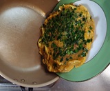 フライパンに返す