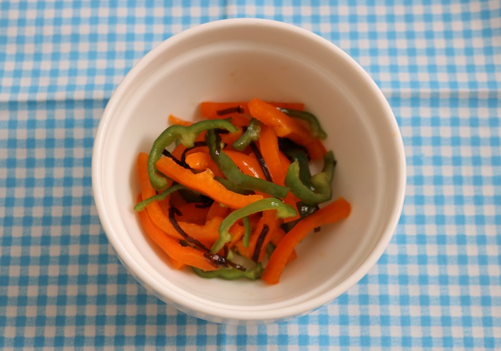 ピーマン塩昆布