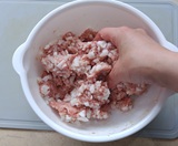ひき肉と合わせる