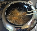 ひっくり返しながら