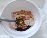 ごま油を加える