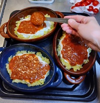 ライス·ホワイトソース·ミートソース