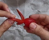 皮をむく