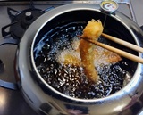 色良く揚げる