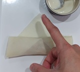 もう１巻きしてのり付け