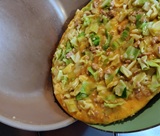 フライパンに返しながら戻す