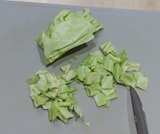 1cm角の色紙切り