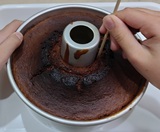 エントツの周辺も竹串