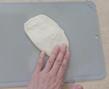 伸ばして25cm長さにする