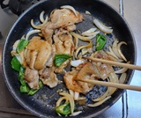 強火で焼き上げる