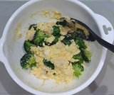 ブロッコリーを和える