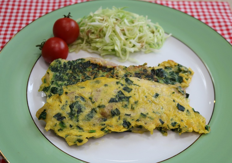 ほうれん草ピカタ