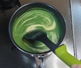 混ぜながら熱する