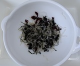 乾燥海藻を10ｇ出す