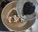 ひじきを加える