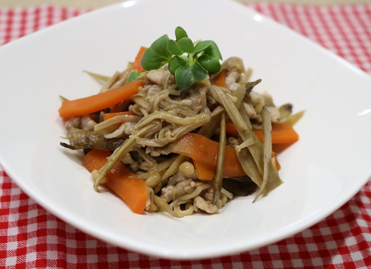 豚肉と根菜のしぐれ煮