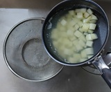 水気を切る