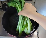 根元からゆでる