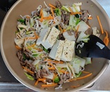 焼き豆腐を加える