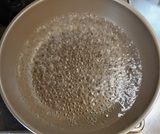 水を完全に沸騰させる