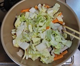 白菜を入れる