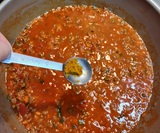 カレー粉を加える