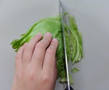 5mm幅の細切りにする